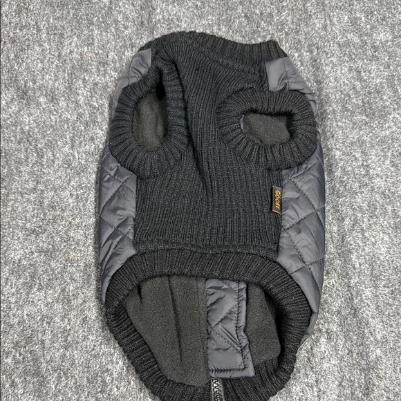 Gooby PET Quilted Fashion Vest in Black - Picture 3 of 3